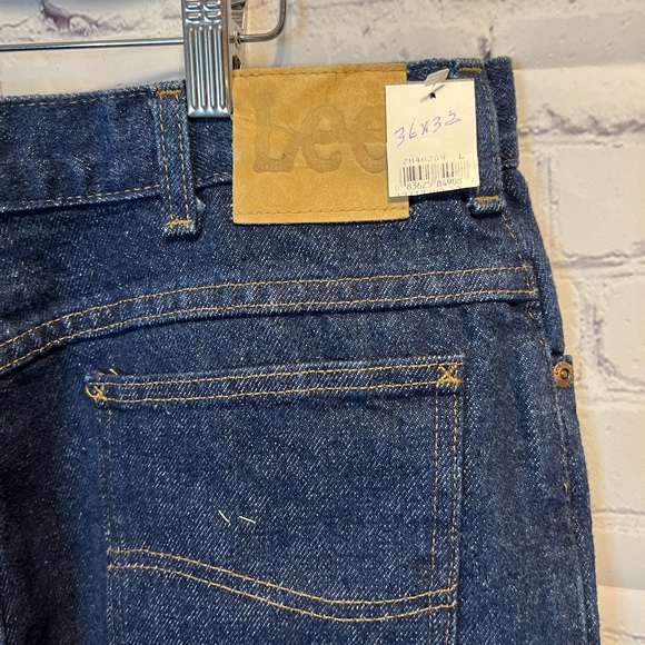 Lee Regular Fit Straight Leg Jeans 36x32 - Picture 3 of 6